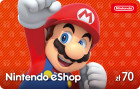 Kod doładowujący Nintendo eShop Card 70 NS