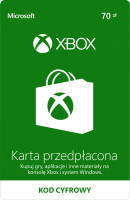 Karta Przedpłacona XBOX LIVE 70 XONE