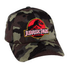 Jurassic Park Baseball Czapka Camouflage Logo Hobby
