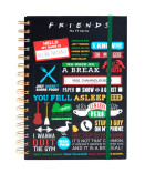 Friends Przyjaciele napisy i grafiki notes z serialu A5 Hobby