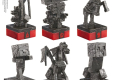 Minecraft Chess Set Overworld Heroes vs. Hostile Mobs