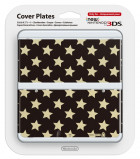 New 3DS Cover Plate Gold Stars N3DS
