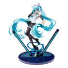 Vocaloid Statua PVC 1/7 Miku Hatsune Cat Ear Headphone Ver. 25 cm Hobby