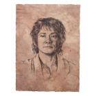 The Hobbit Art Print Portrait of Bilbo Baggins 21 x 28 cm Hobby