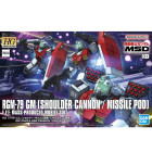 HG 1/144 RGM-79 GM [SHOULDER CANNON / MISSILE POD] Hobby