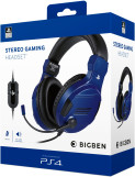 BIG BEN Słuchawki licencjonowane do konsoli PS4 - niebieskie PS4