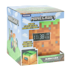 Minecraft budzik i lampka nocna w jednym