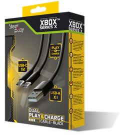 Kabel dual Play&Charge czarny