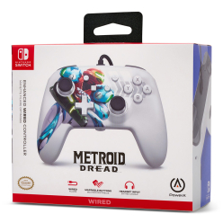 PowerA SWITCH Pad przewodowy Enhanced Metroid Dread