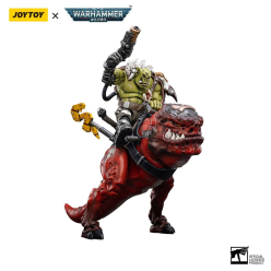 Warhammer 40k Action Figure 1/18 Orks Squighog Nob On Smasha Squig