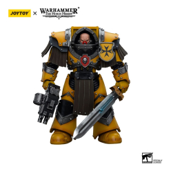 Warhammer Imperial Fists Legion Cataphractii Terminator Squad Legion Cataphractii Sergeant with Power Sword 12 cm