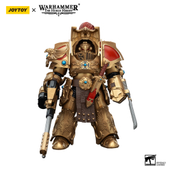 Warhammer The Horus Heresy Action Figure 1/18 Legio Custodes Aquilon Terminator Squad Aquilon with Infernus Firepike 14 cm