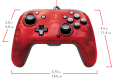 PDP SWITCH Pad przewodowy Delux+ Audio CAMO CZERWONE