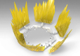 FIGURE RISE EFFECT - AURA EFFECT (YELLOW)
