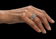 Lord of the Rings Nenya - The Ring of Galadriel (Sterling Silver) Size 9.75