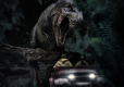 Jurassic Park Demi Art Scale Statue 1/20 T-Rex Chase 30 cm
