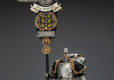 Warhammer The Horus Heresy Action Figure 1/18 lron Warriors Command Squad Chosen with Legion Standard 12 cm